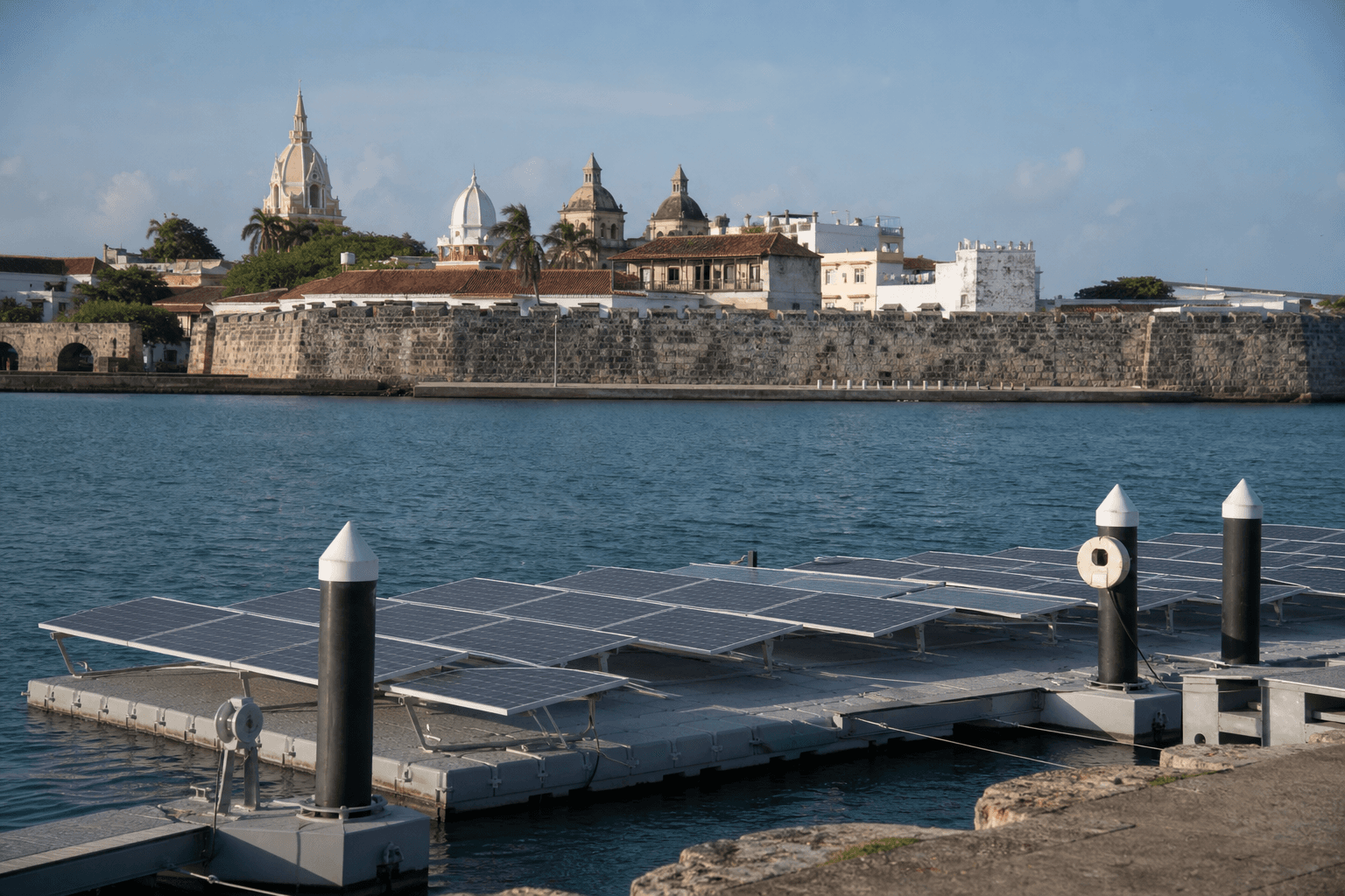 Parque de la Marina — 1,1 MW junto a la muralla